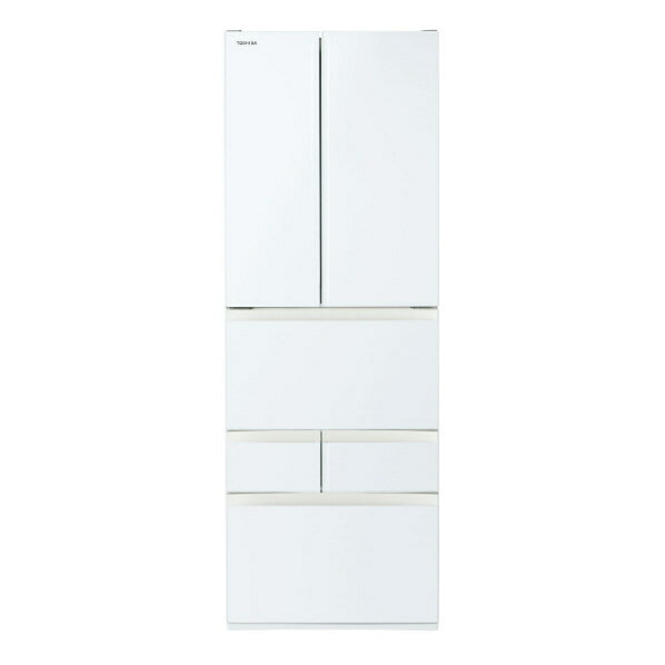 TOSHIBA 462L 6ドア冷蔵庫 GR-W460FH(EW)