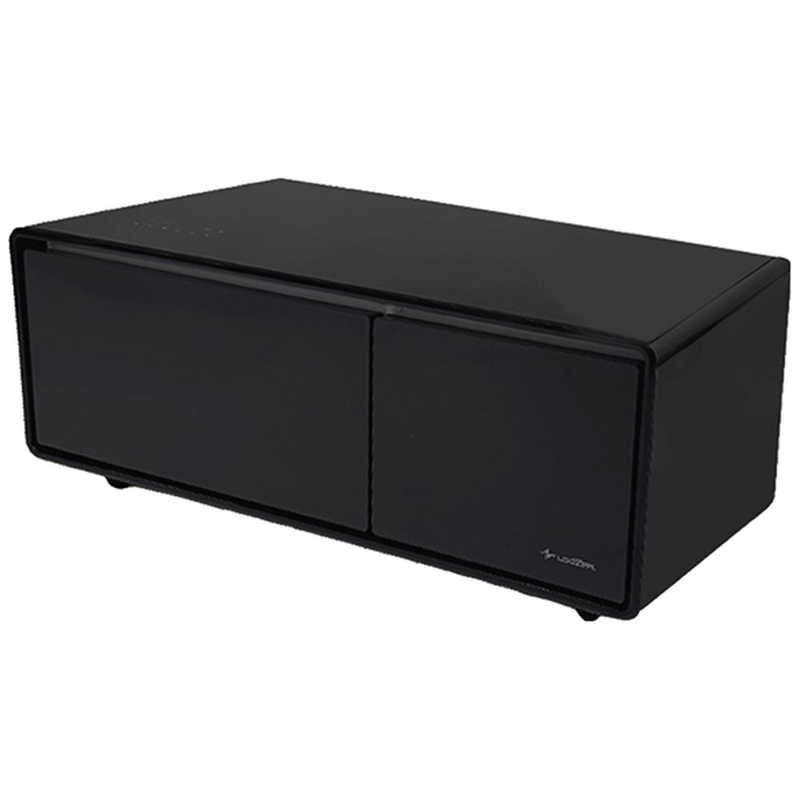 LOOZER 93L 2ドア冷蔵庫付テーブル STB90B BLACK