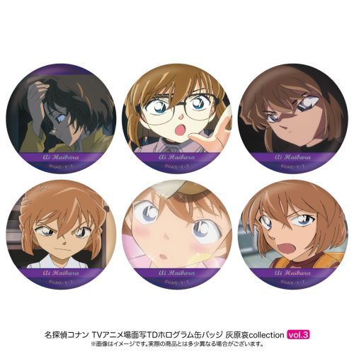 名探偵コナン 人をダメにするシリーズ 缶バッジ 灰原哀 2点 名探偵コナン 人をダメにするシリーズ 缶バッジ 灰原哀 2点 名探偵