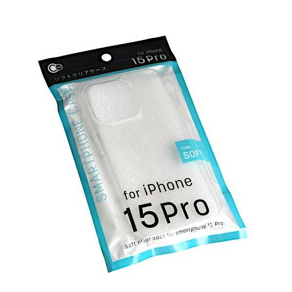 楽天市場】山田化学 iPhone15Pro用ケース ソフトクリア 100均一 100均