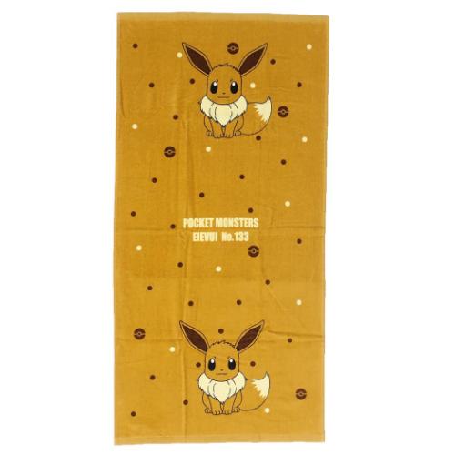 コンパクトバスタオル シャーリング バスタオル ポケットモンスター イーブイ ポケモン 林タオル 日用品 バス贈り物