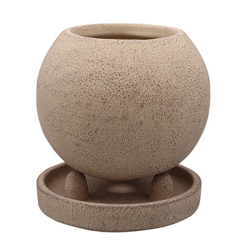 DELLKI/リベルタポット B－CA/KL24CA 07 ガーデニング・園芸用品 植木鉢・フラワーポット セメント鉢 庭 グッズ 資材 家庭菜園 観葉植物 おしゃれ かわいい 夏 …