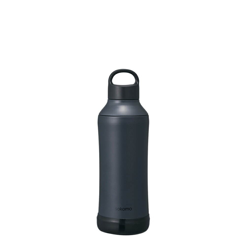 DOSHISHA｜ドウシシャ sokomo そこまで洗えるボトル 500ml ブラック SAMB500BK