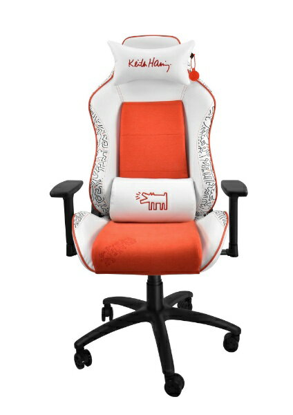 Fusion Innovation ゲーミングチェア シート W360xD510xH1240～1320mm Alphaeon x Keith Haring Limited Edition Gaming Chair MJT710KH