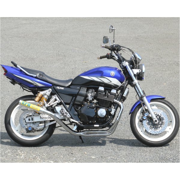マッドマックス　ショート管　xjr400 MADMAX製 XJR400/R(4HM) 手曲げ風 ショート管マフラー ブラック