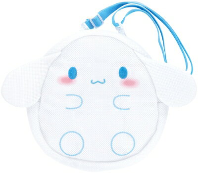 ダイカットショルダーバッグ 子供用斜め掛けかばん シナモロール サンリオ スケーター 洗える メッシュ生地 子ども キッズ