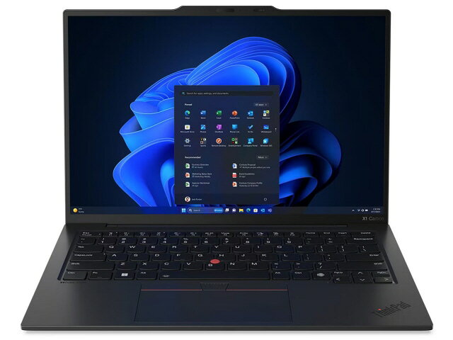 LENOVO レノボ 21KC000BJP Lenovo ThinkPad X1 Carbon Gen 12 Windows 11 Pro 14.0型 インチ Core Ultra5 メモリ16GB SSD 256GB 1920×1200 Webカメラ有り Bluetooth v5.3 Office有り 試用版 1.0～1.5kg ブラック系