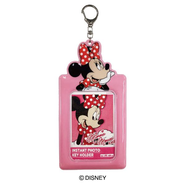 ディズニー　インスタントフォトキーホルダー（ミニーマウス）
