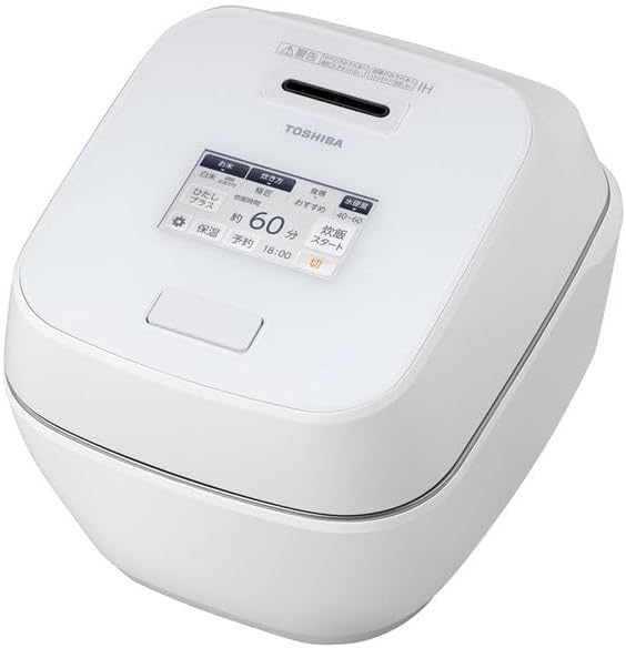 TOSHIBA 圧力IHジャー炊飯器 RC-10VXN(W) Amazon | RC-10VXN-W(グランホワイト) 合わせ炊き 真空圧力IHジャー