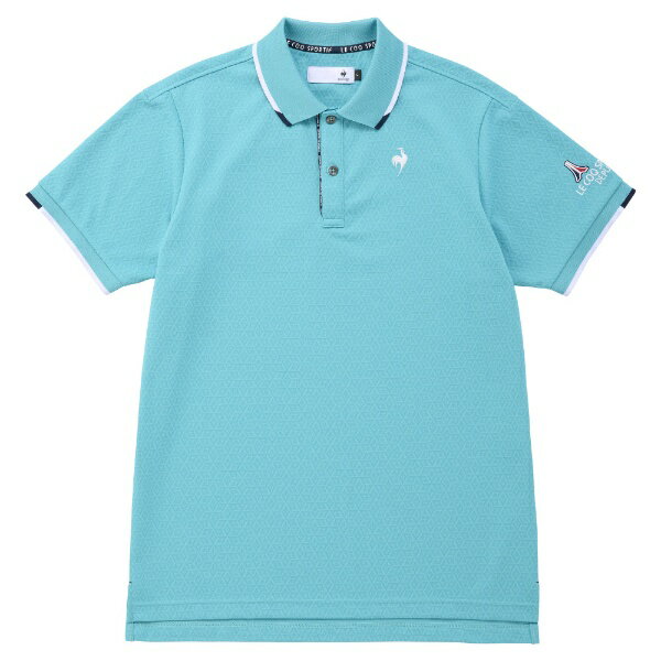 ルコック｜le coq メンズ ストレッチフォーサー ベーシックデザイン半袖ポロシャツ グリーン QGMXJA04 /LLサイズ