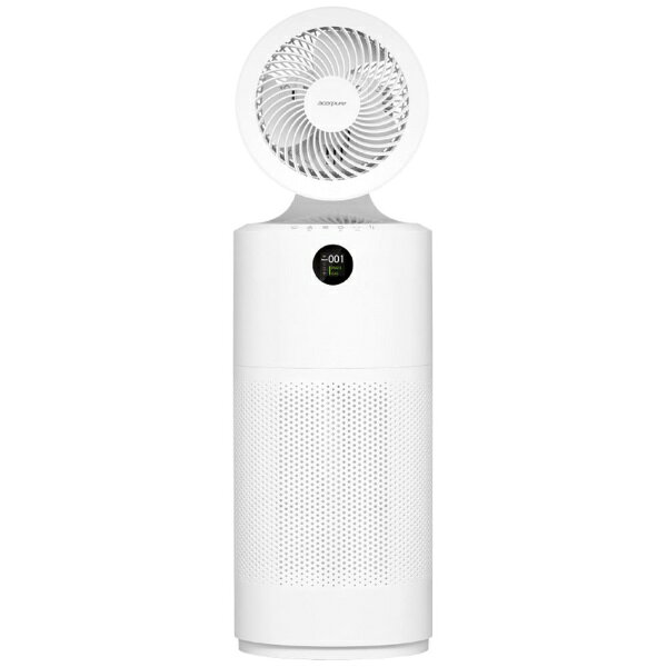 acerpure｜エイサーピュア 2 in 1 サーキュレーター付UVC LED搭載空気清浄機 Acerpure Cool ホワイト AC553-50W 適用畳数：22畳 /PM2.5対応