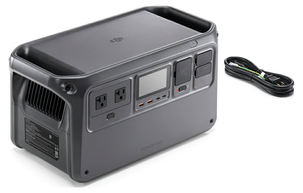 DJI JAPAN ポータブル電源 1024Wh AC出力コンセント2口 USB-C出力搭載 DJI Power 1000 DY0001 返品種別B