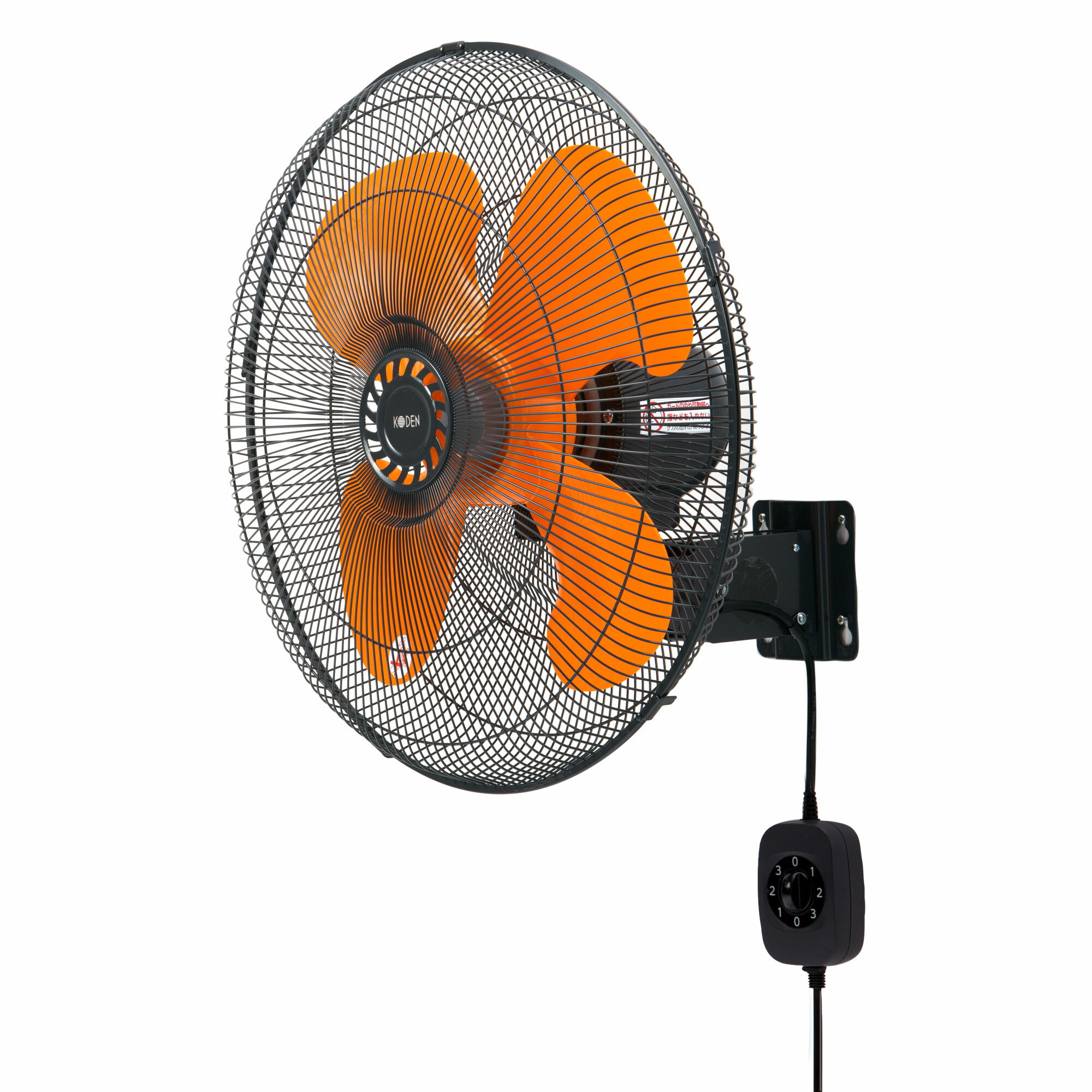 ●超美品●工業扇風機 KODEN(広電) CFF451TPA 大型オレンジ羽 ○超美品○工業扇風機 KODEN(広電) CFF451TPA 大型オレンジ羽