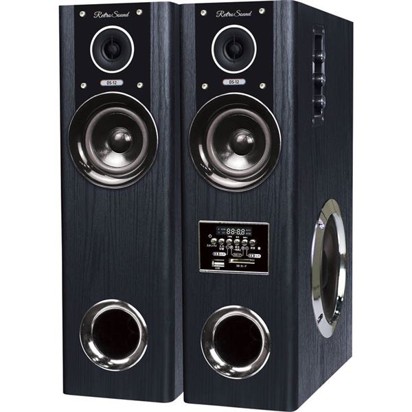 中古品　クマザキエイム TS-120BW 楽天市場】クマザキエイム Bearmax アンプ内蔵タワースピーカー