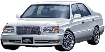 21セルシオ完成品☆道東☆福岡 ザ・モデルカー No.21 1/24 トヨタ UCF21 セルシオ C仕様 '98