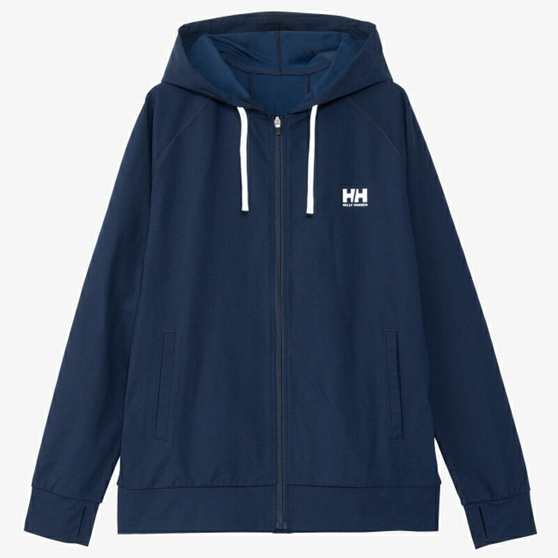 HELLY HANSEN ヘリーハンセン ロングスリーブ フルジップフーディラッシュガード ユニセックス M オーシャンネイビー ON HH82405
