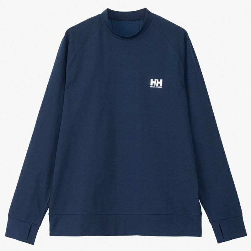 HELLY HANSEN ヘリーハンセン ロングスリーブ ラッシュガード ユニセックス L オーシャンネイビー ON HH82407