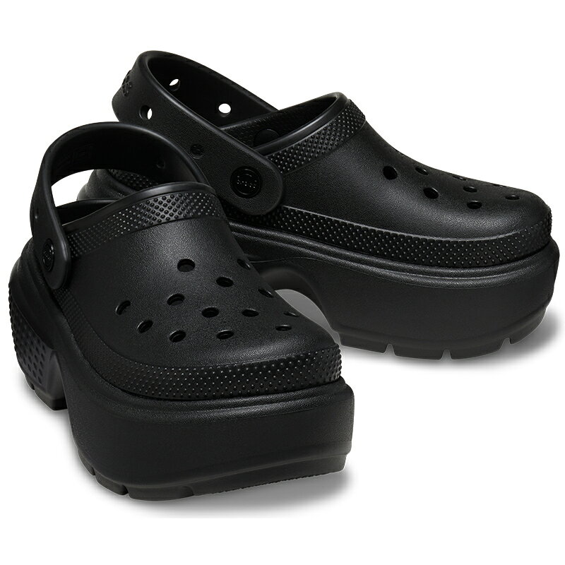 CROCS クロックス STOMP CLOG ストンプ クロッグ 24cm M6 Black 209347