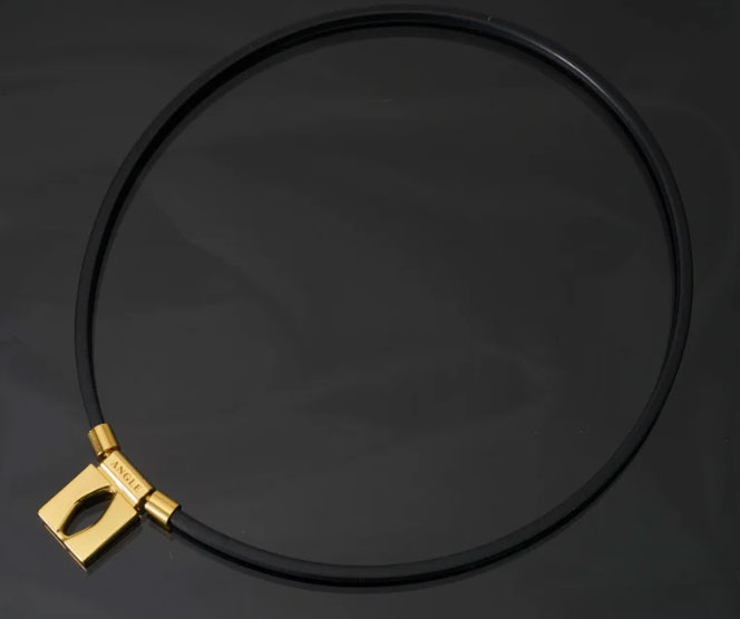 アングル e. モデル 01 ネックレス ピュアゴールド・サイズ：L 50cm AE01NGL ANGLE e.MODEL 01 NECKLACE