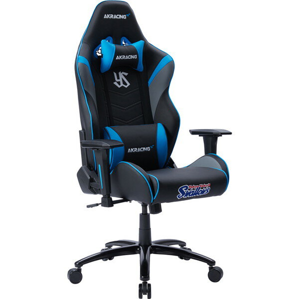 AKRacing｜エーケーレーシング ゲーミングチェア シート W390xD525xH1290～1365mm 東京ヤクルトスワローズ TOKYO/YAKULT/SWALLOWS-CHAIR