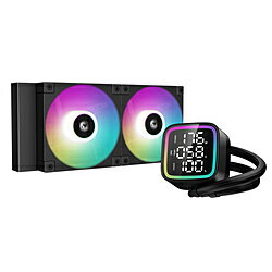 DEEPCOOL 水冷CPUクーラー 120mmファンx2 LGA1700/1200/1155/1151/1150・AM5/AM4 LD240 R-LD240-BKMSN-G-1