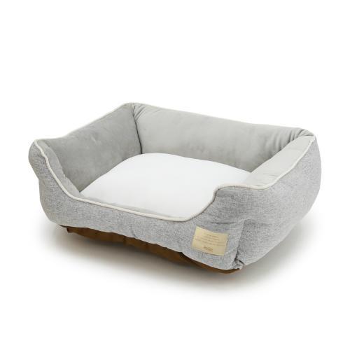Homey オールシーズンスクエアベッド M グレー ペット用品