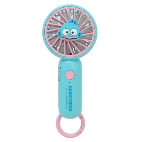 ハンギョドン 携帯用扇風機 カラビナ付きminiFAN サンリオ ジェイズプランニング ミニファン USB充電
