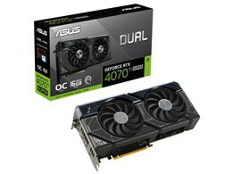 ASUS グラフィックボード DUAL-RTX4070TIS-O16G