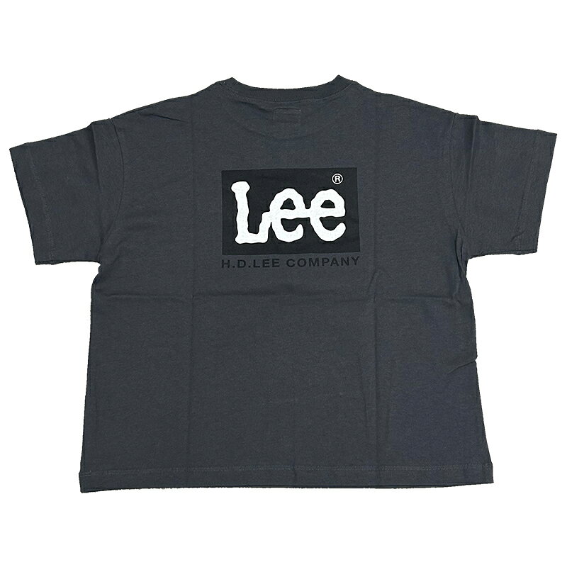 Lee リー Kid’s BACK PRINT S/S TEE キッズ 150 CHARCOAL LK0868-376