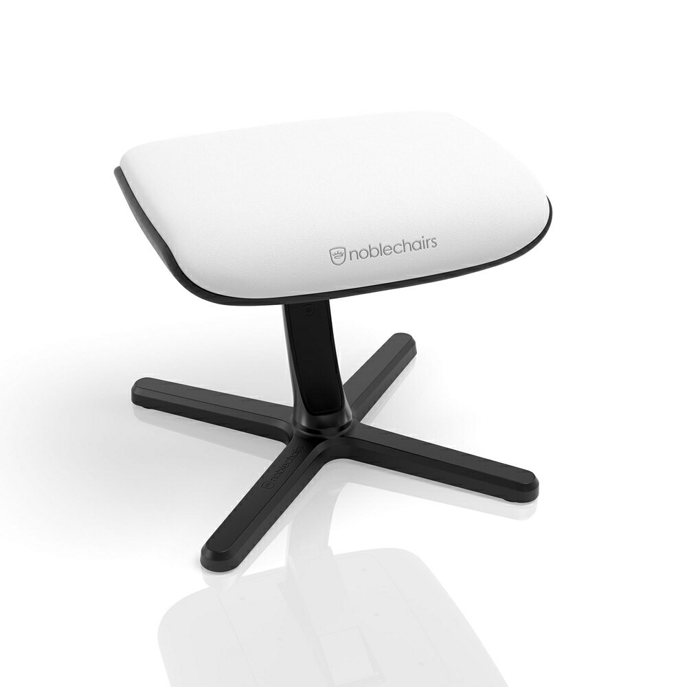 noblechairs｜ノーブルチェアーズ フットレスト W490xD400xH450mm FOOTREST 2 - WHITE EDITION ピュアホワイト NBL-FR-PU-WED