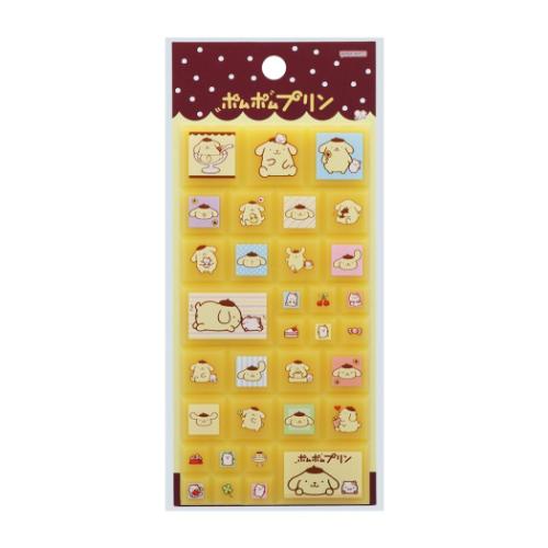 ポムポムプリン　6点セット　ちびっとも　タイルシール nic_pp10-01.jpg