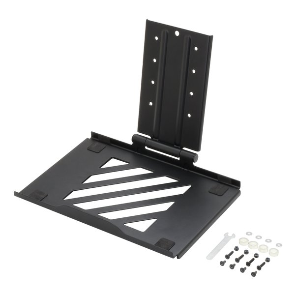 センチュリー｜Century Corporation 〔モニターアーム対応〕VESA75対応 格納型可変式ノートパソコントレイ マットブラック CGMA-OP6