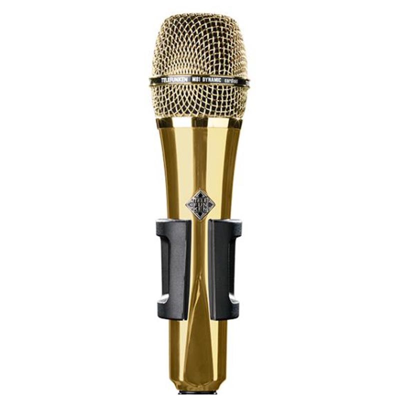 M80 Gold ダイナミックハンドヘルドマイク テレフンケン ゴールド TELEFUNKEN