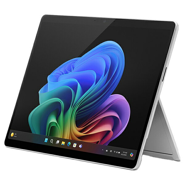 Microsoft|マイクロソフト ノートパソコン Surface Pro 第11世代 有機EL プラチナ Copilot+ PC /13.0型 /Windows11 Home Arm版 /Snapdragon X Elite /メモリ:16GB /SSD:512GB /M365 24か月 or Office 選択可能 /2024年6月モデル ZIA00011