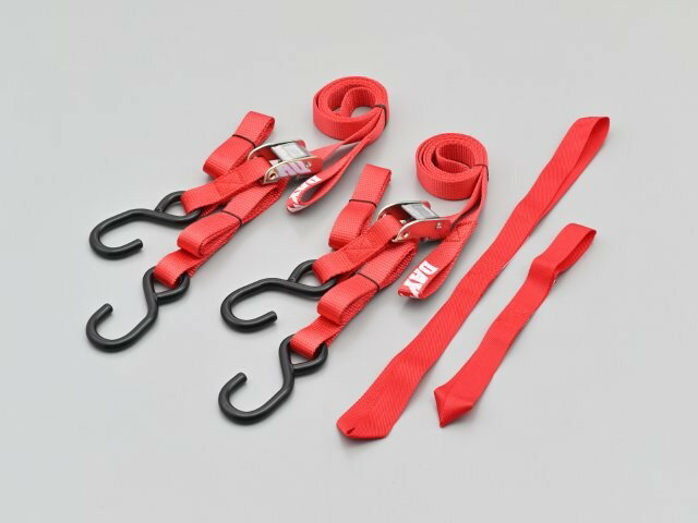 DAYTONA デイトナ タイダウンベルト タイダウン カラー：レッド / タイプ：カムバックル