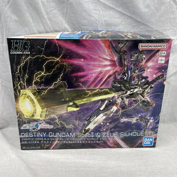 １／１４４　ＨＧ　デスティニーガンダム　ＳＰＥＣ�U＆ゼウスシルエット