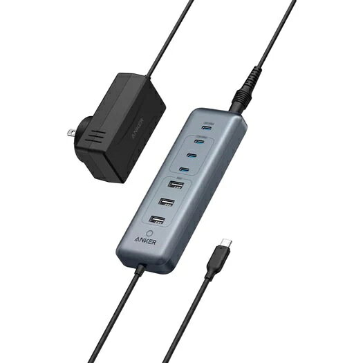 Anker USB-C データ ハブ (8-in-1 5Gbps) グレー