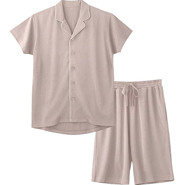 MTG｜エムティージー NEWPEACE Recovery Pajamas Set Short LL ニューピース リカバリーパジャマセット ショート WS-AJ-14D-LL グレージュ ユニセックス /2Lサ…