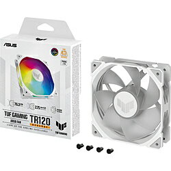 ASUS エイスース ケースファンx1 120mm /2000RPM 逆回転モデル TUF Gaming TR120 ARGB Reverse Fan - Single Pack ホワイト TUF/GAMING/TR120/ARGB/RV/W TUFGAMINGTR120ARGBRW