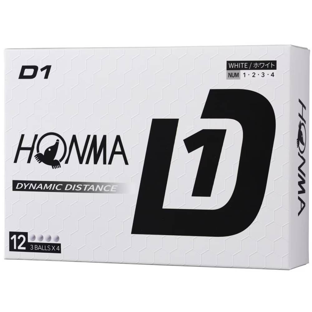 本間ゴルフ D1 ゴルフボール BT2401 2024年モデル 3ダースセット（36球） HONMA GOLF ホンマ