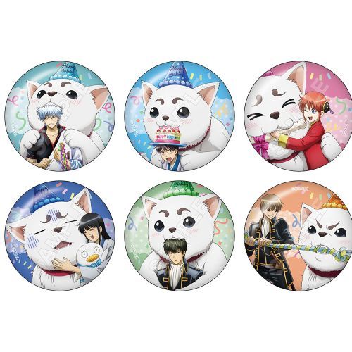 銀魂 定春 グッズ】銀魂 BNP イラストコレクショングッズ 缶バッジ 定