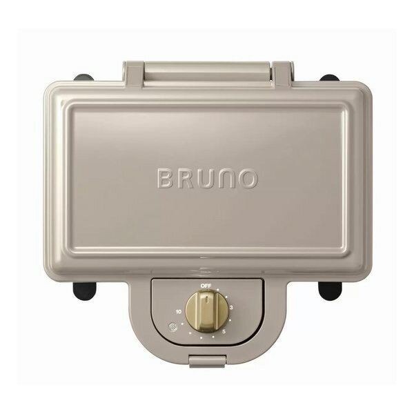 BRUNO ホットサンドメーカー ダブル グレージュ BOE044-GRG