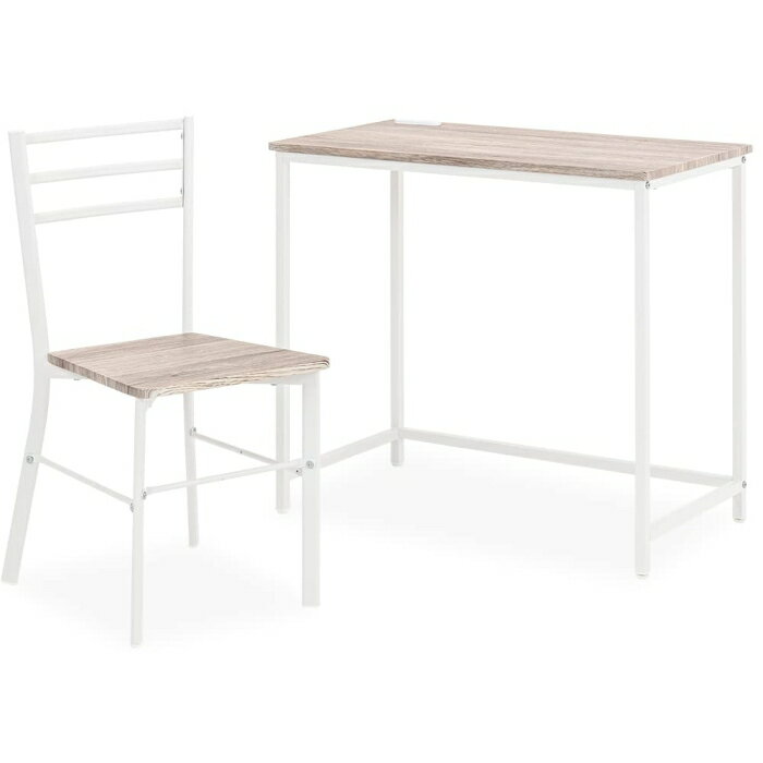 萩原｜HAGIHARA デスクチェアセット ホワイト LDC4697WH