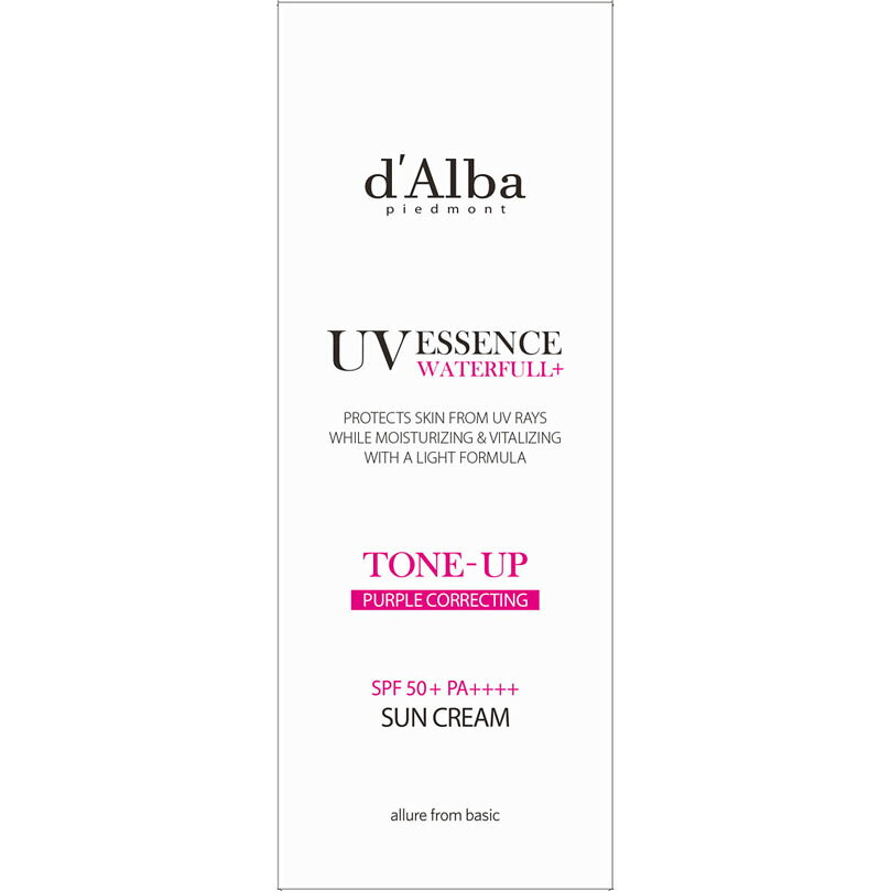 ダルバ d’Alba トーンアップ サンクリーム 50ml パープル ピンク 選べる全2種