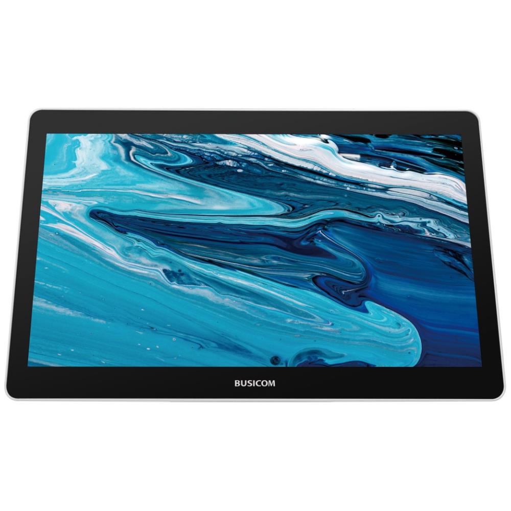 BC-SD15T-C-W ビジコム 15.6インチLCDタッチパネルモニター 静電容量・Type-C・白 スタンド無し