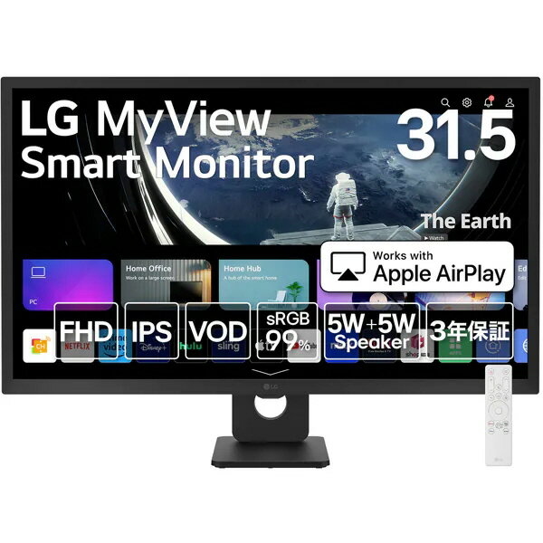楽天市場】LG Electronics Japan LG SMART Monitor 31.5型 32SQ780S-W