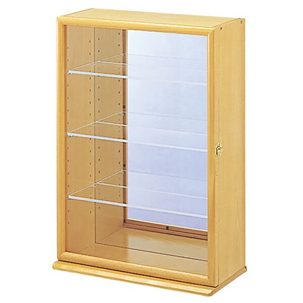 ナカバヤシ コレクションケース プラス ナチュラル木目 CCM-N103NM 透明アクリル棚板タイプ Nakabayashi