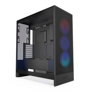 NZXT｜エヌゼットエックスティー PCケース ATX /Micro /Extended /Mini-ITX H7 Flow RGB 2024 ブラック CM-H72FB-R1