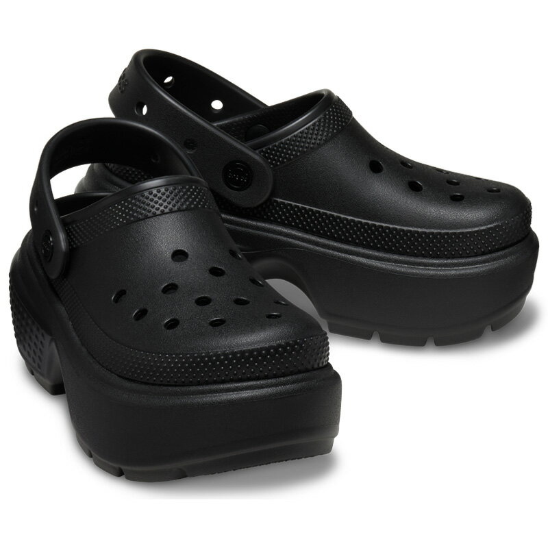 CROCS クロックス STOMP CLOG ストンプ クロッグ 25cm M7 Black 209347
