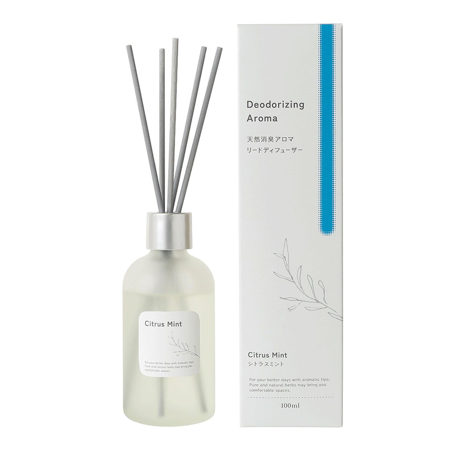 生活の木｜TREE OF LIFE 06-120-6220 天然消臭アロマ リードディフューザー シトラスミント 100ml